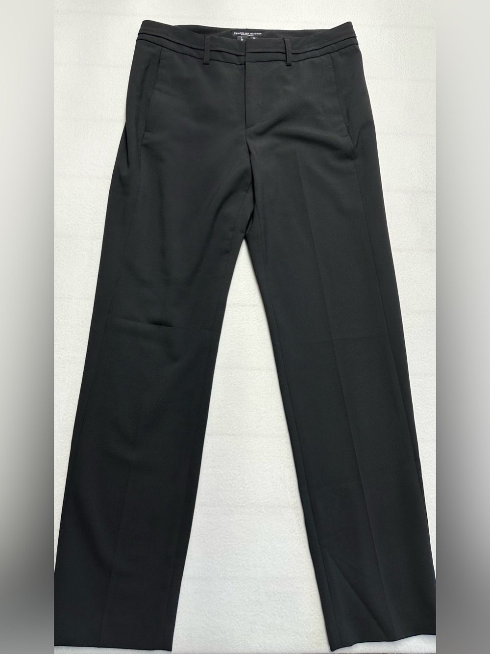 Peace of Cloth Panticular Pants Womens 6 Black Stretch Straight Leg NYC Made